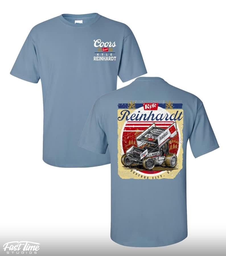 KR x Coors Banquet Tee - Slate Blue