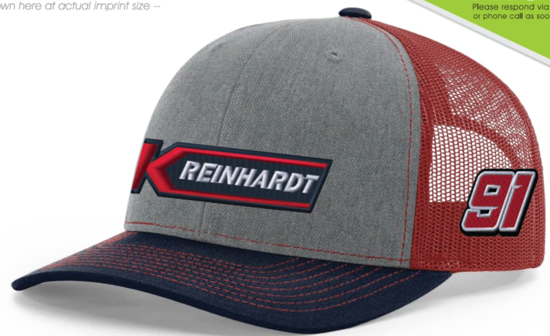 K Reinhardt Puff Hat - Cardinal Red
